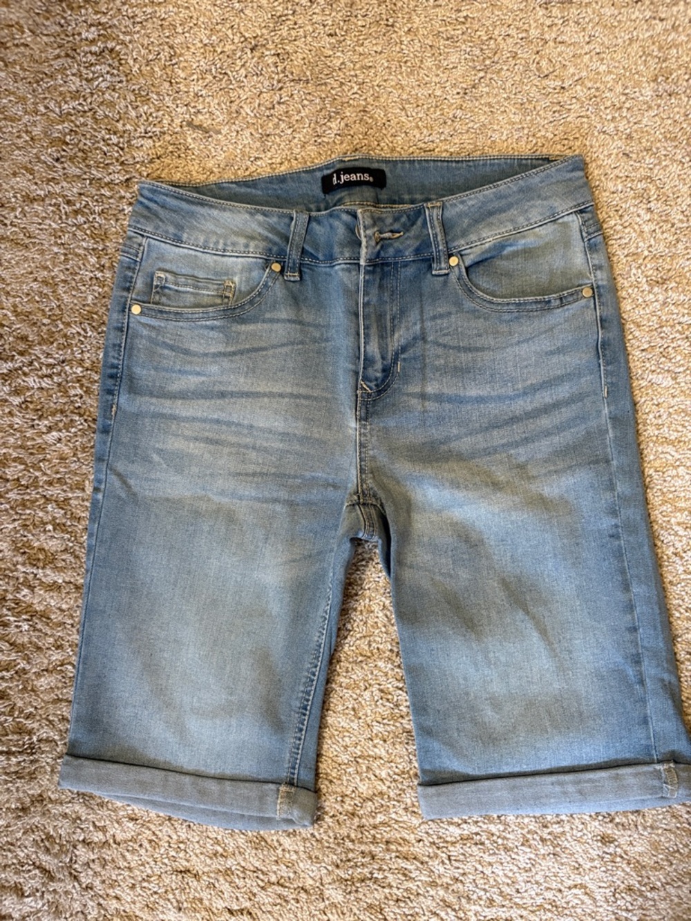 d. jeans Light Blue Denim Bermuda Shorts